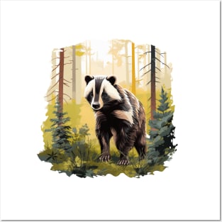 Badger Lover Posters and Art